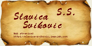 Slavica Šviković vizit kartica